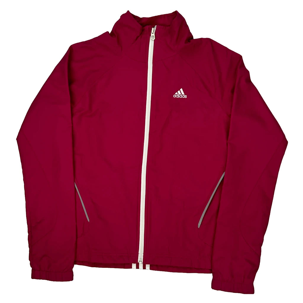 image of Adidas Windbreaker - Small Red Polyester