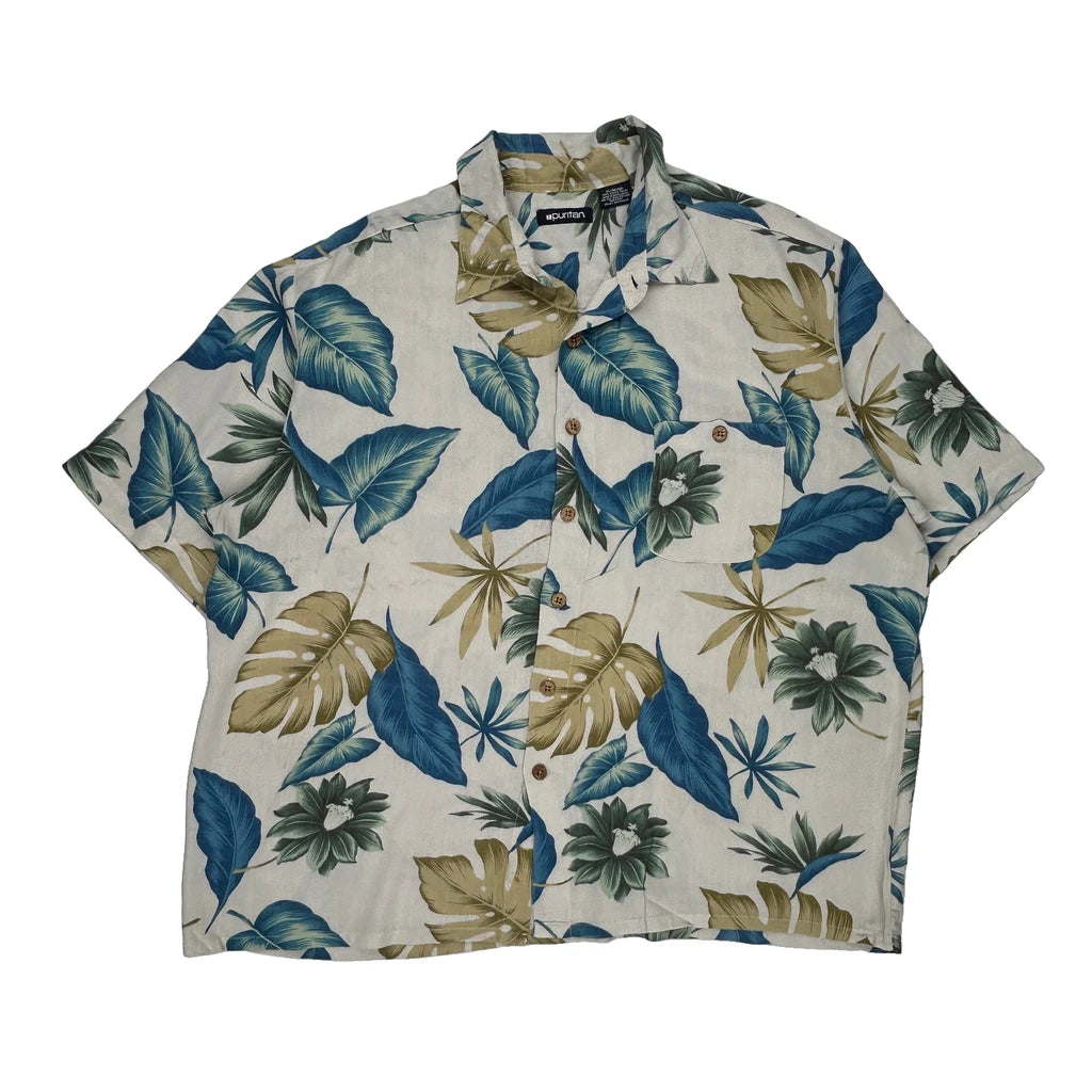 image of Tropical Puritan Hawaiian Shirt - XL Multicoloured Viscose