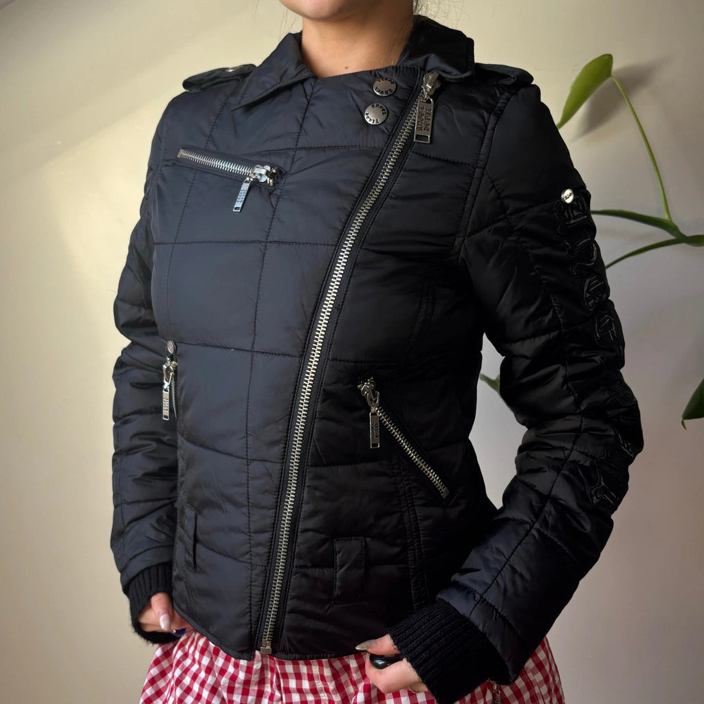 image of Angel Devil Puffer - Small Black Nylon