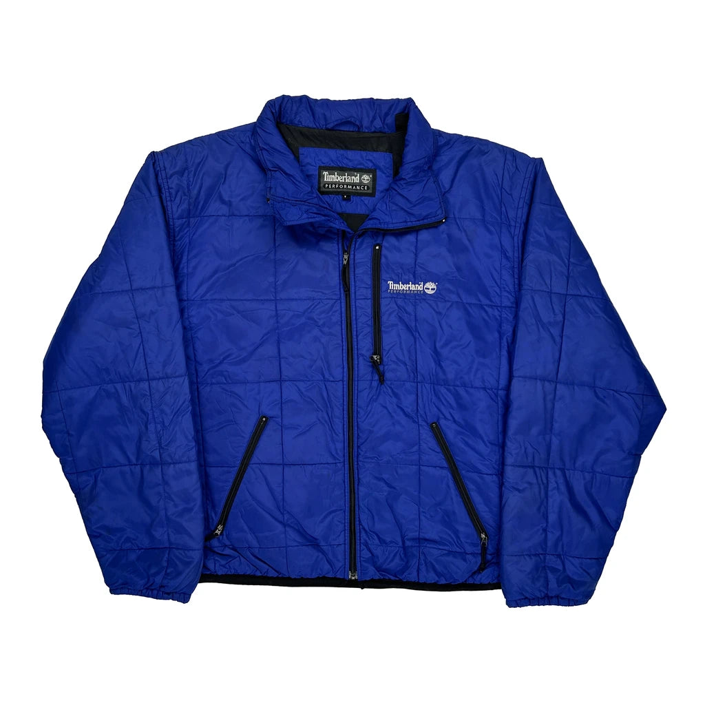 image of Performance Timberland Puffer - Large Blue Polyester