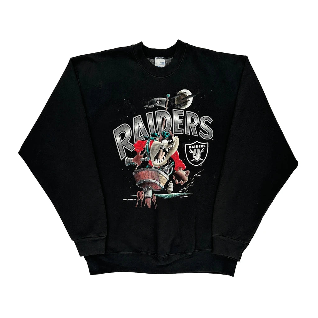 image of Made In Usa Las Vegas Raiders Salem Nfl Sweatshirt - XL Black Cotton Blend