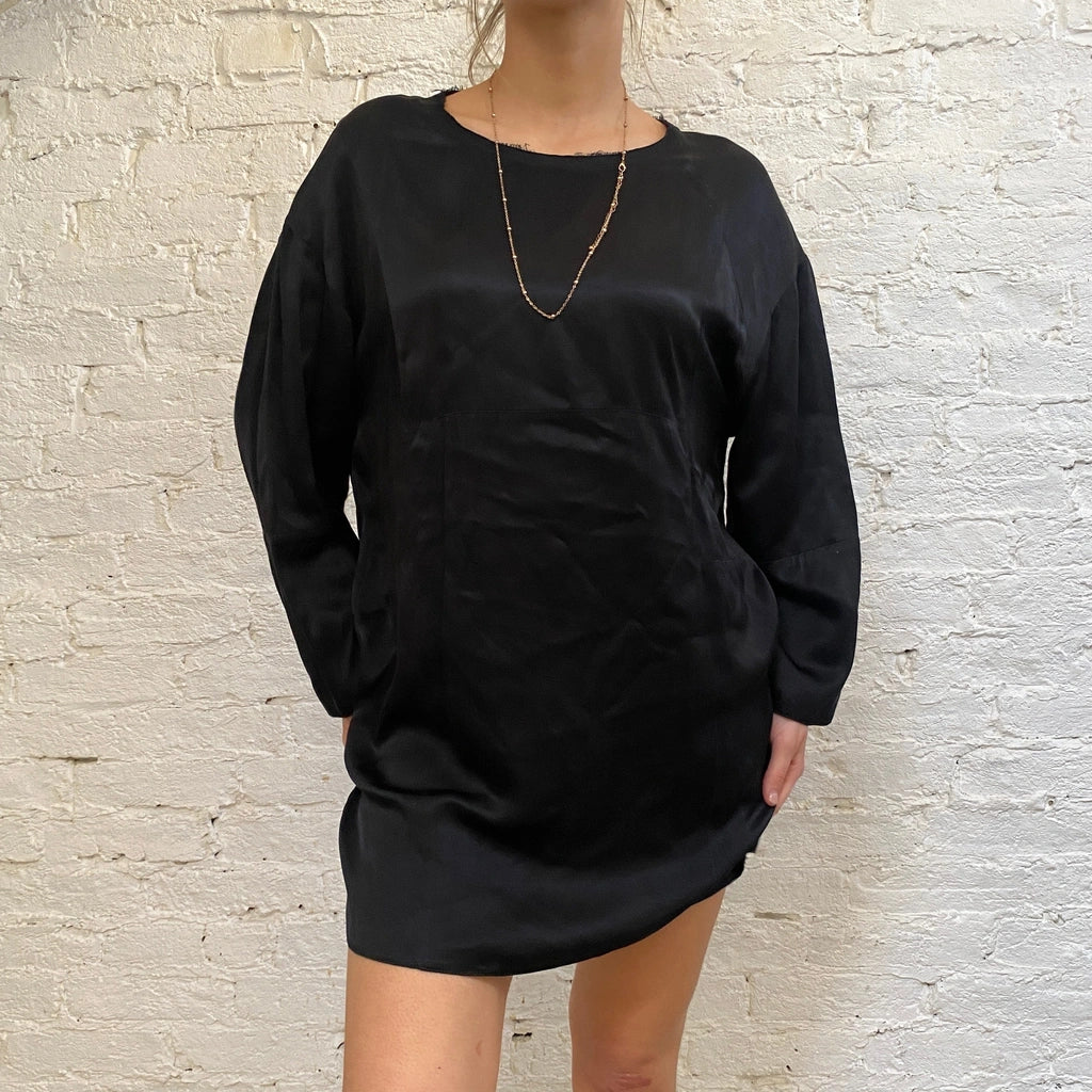 image of Maison Margiela Mini Dress - Small Black Viscose