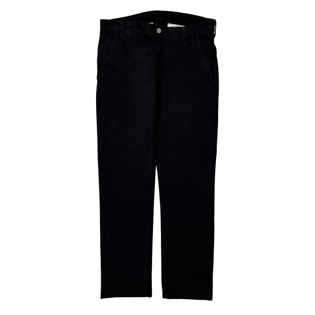 image of Levis Trousers - 34W 30L Black Cotton Blend