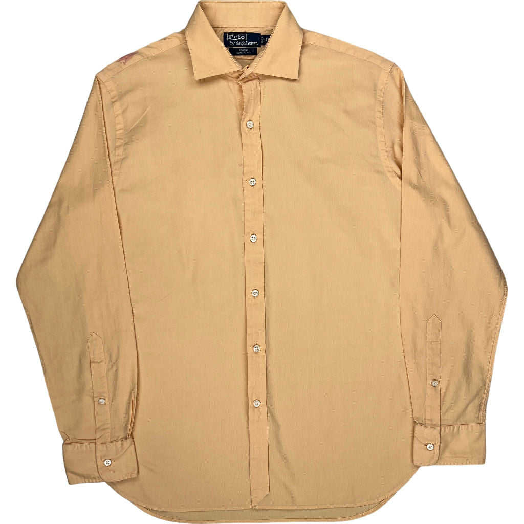 image of Polo Ralph Lauren Regent Classic Fit Shirt - Large - Beige Cotton