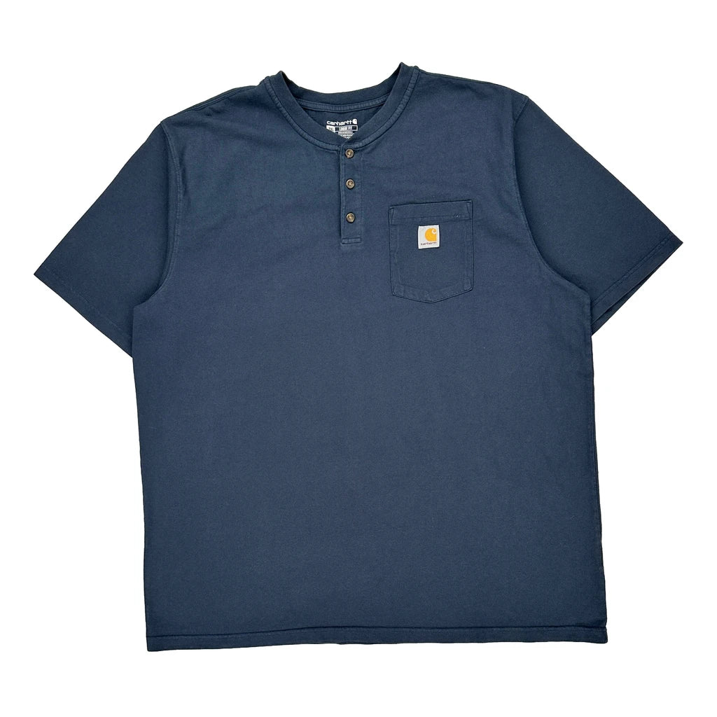 image of Carhartt Tall T-Shirt - 2XL Navy Cotton