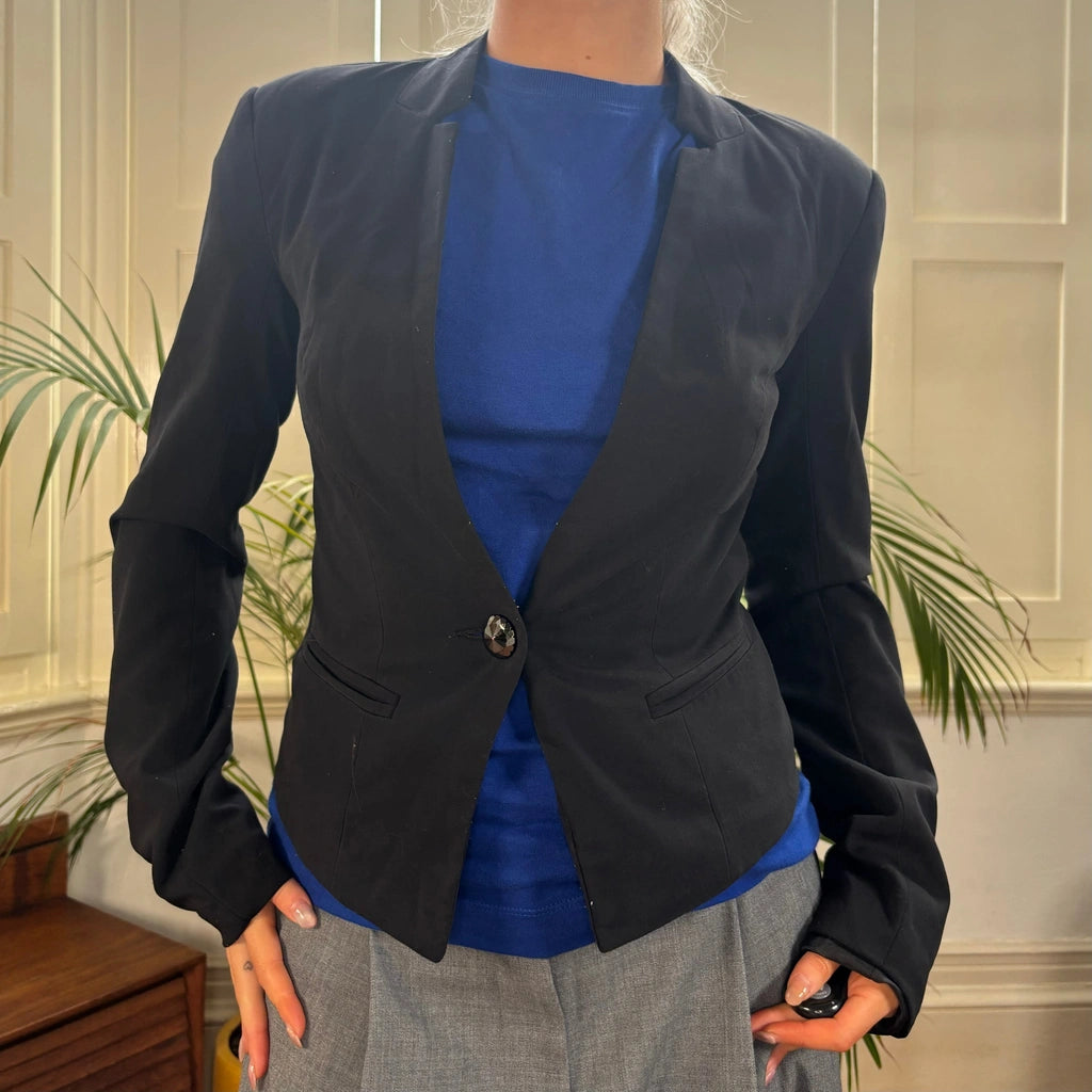 image of Only Blazer - Small Black Polyester Blend