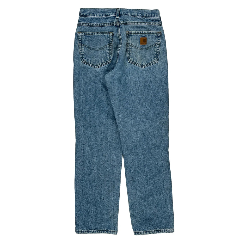 image of Carhartt Jeans - 30W 32L Blue Cotton