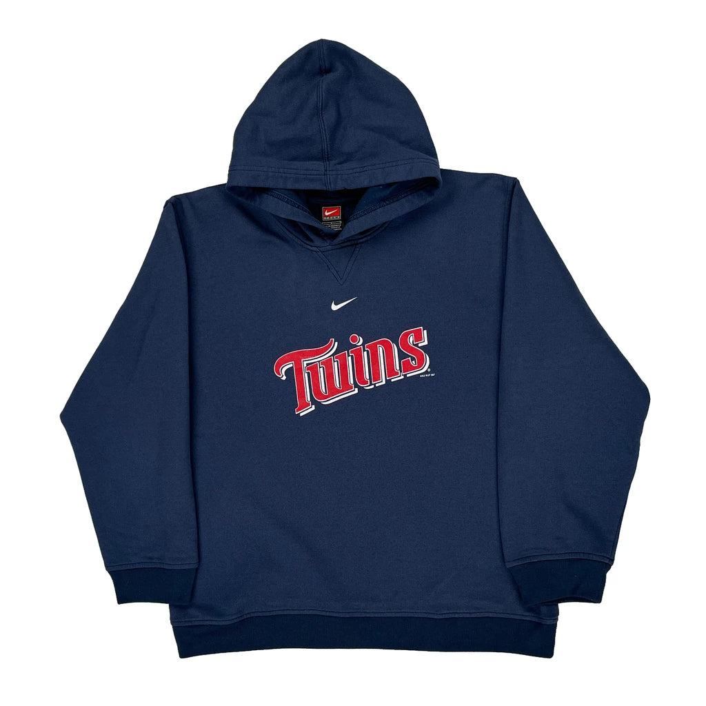 image of Minnesota Twins Nike Mlb Hoodie - Large Blue Polyester