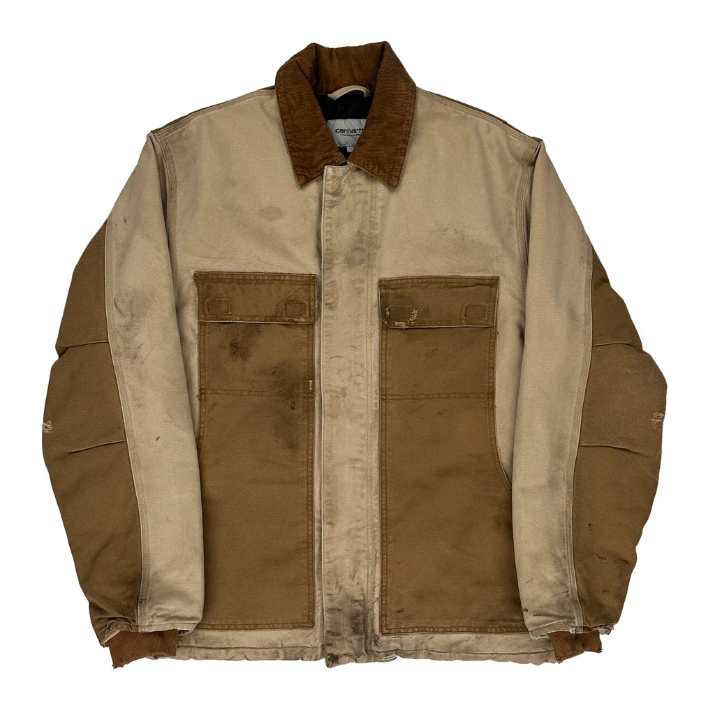 image of Carhartt Coat - Large Brown Cotton