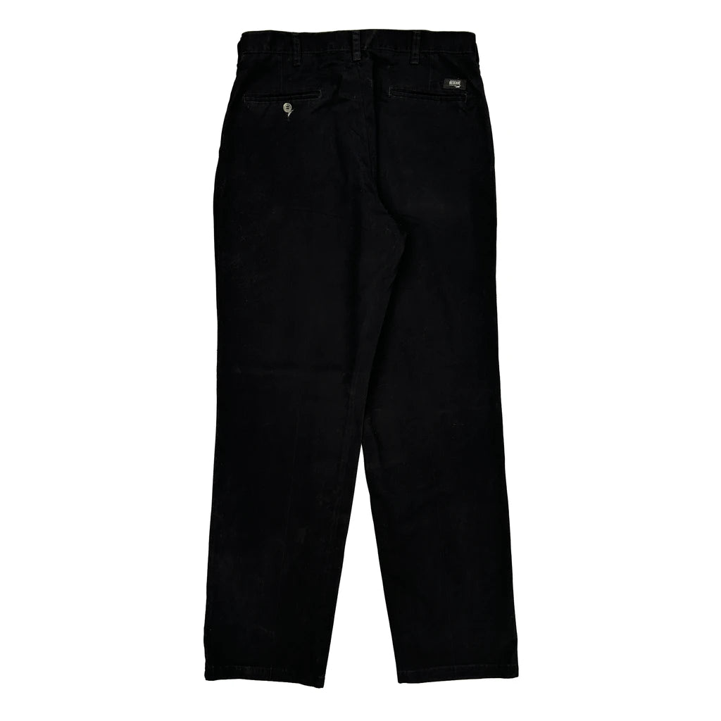 image of Wrangler Trousers - 32W 30L Black Cotton Blend