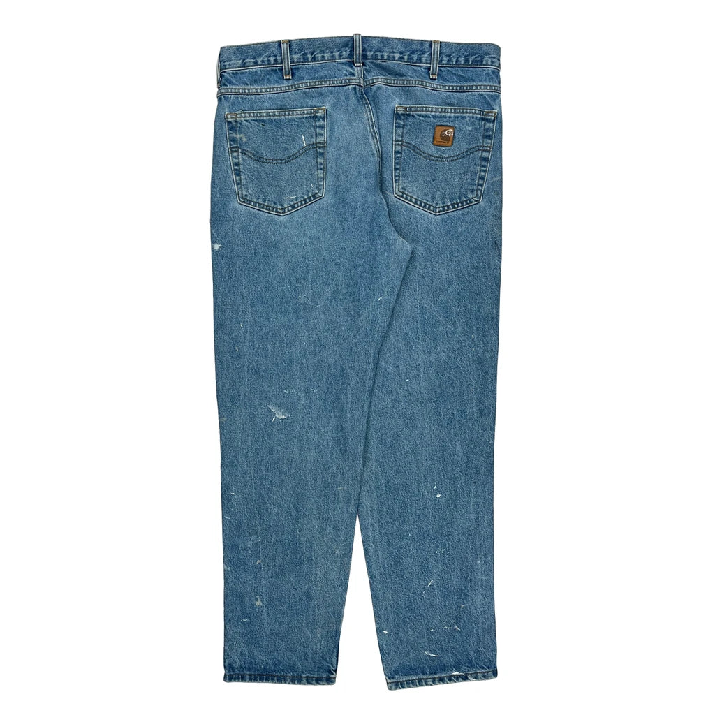 image of Carhartt Jeans - 40W 32L Blue Cotton