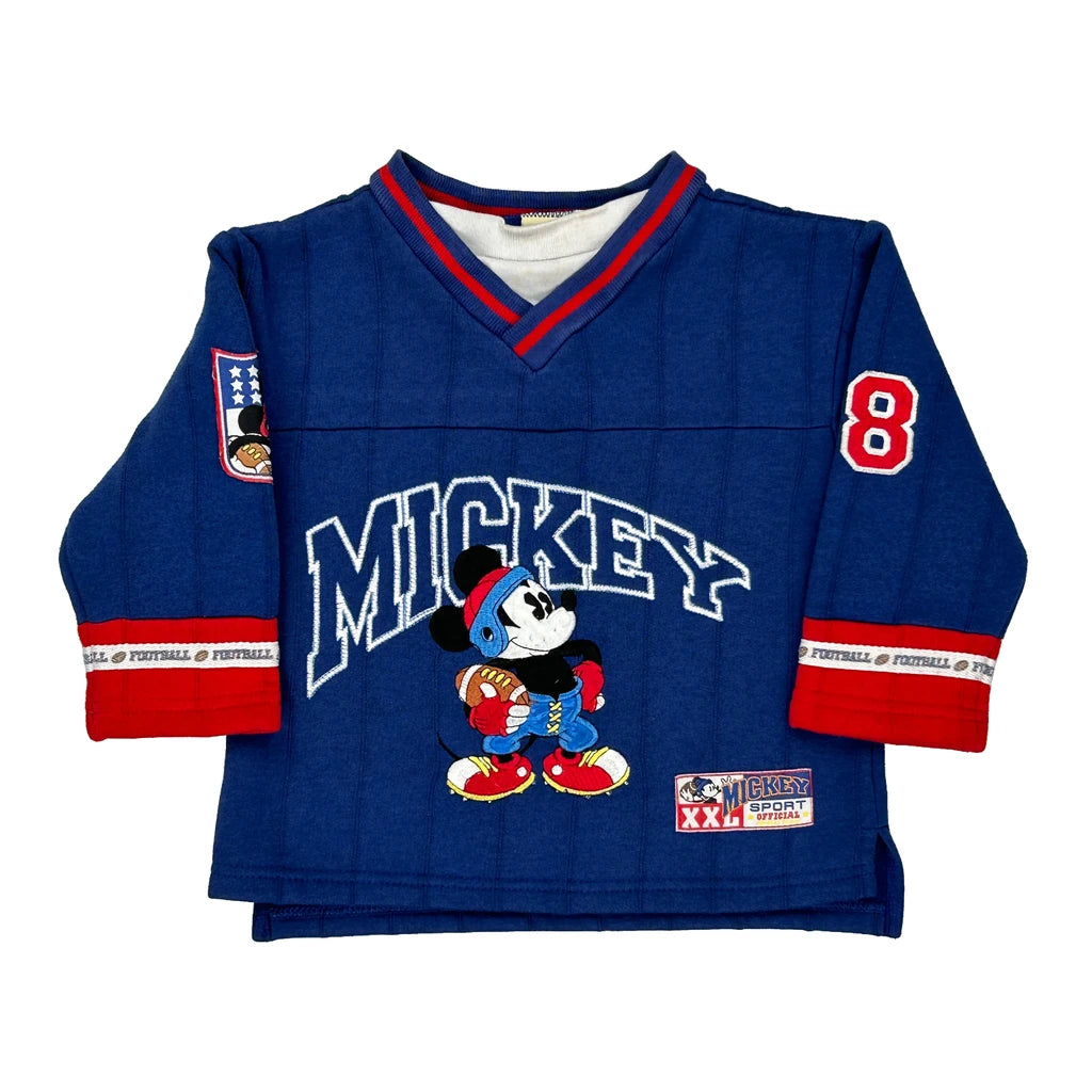 image of Age 3 Mickey & Co. Jersey - XS Blue Polyester Blend