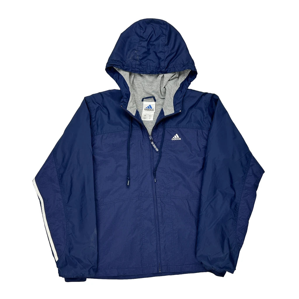 image of Adidas Jacket - Large Navy Polyester