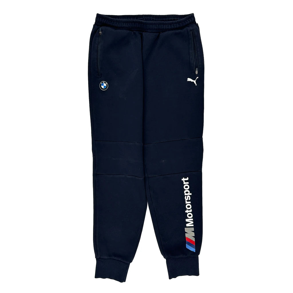 image of Bmw Motorsport Puma Joggers - Medium Black Cotton Blend