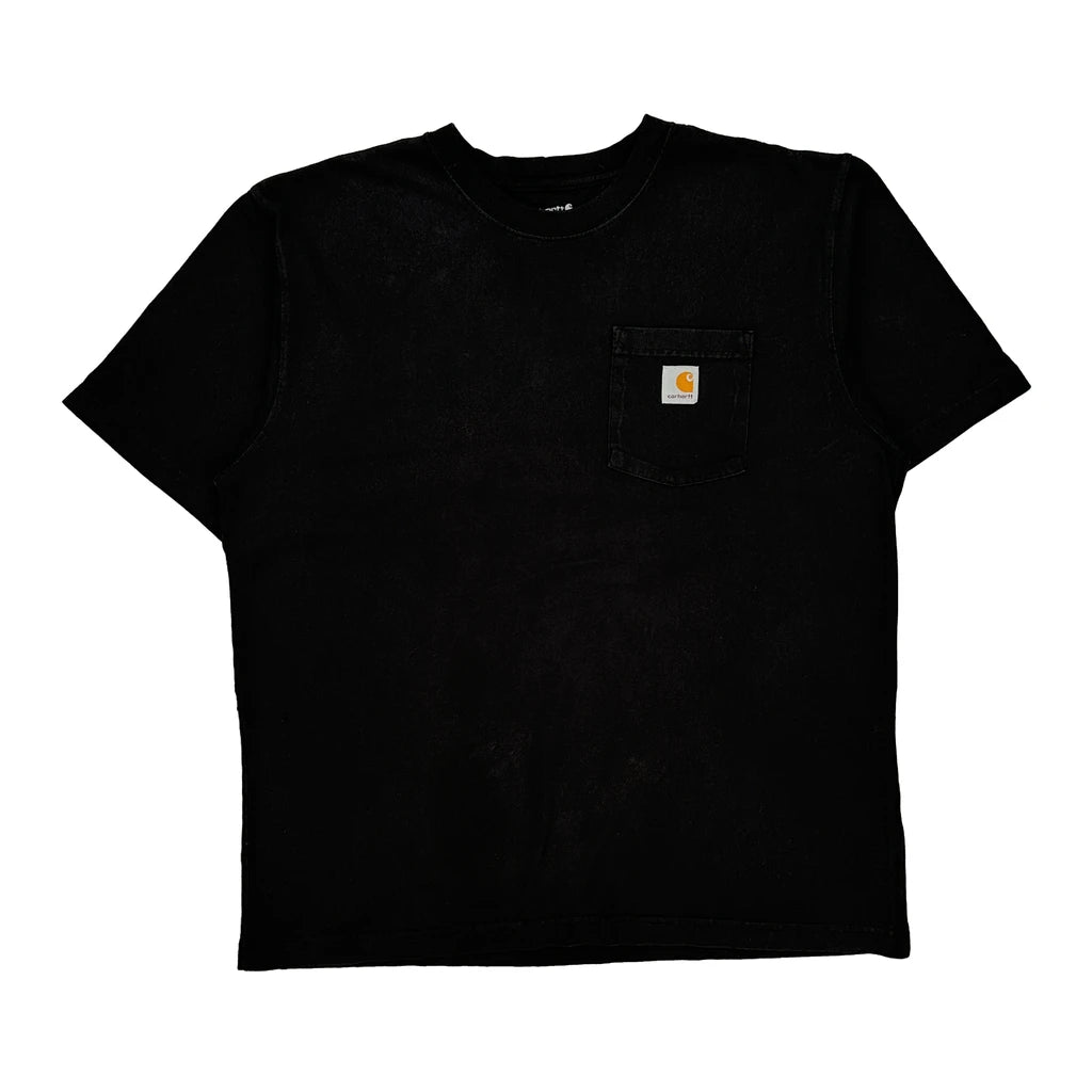 image of Loose Fit Carhartt T-Shirt - Large Black Cotton