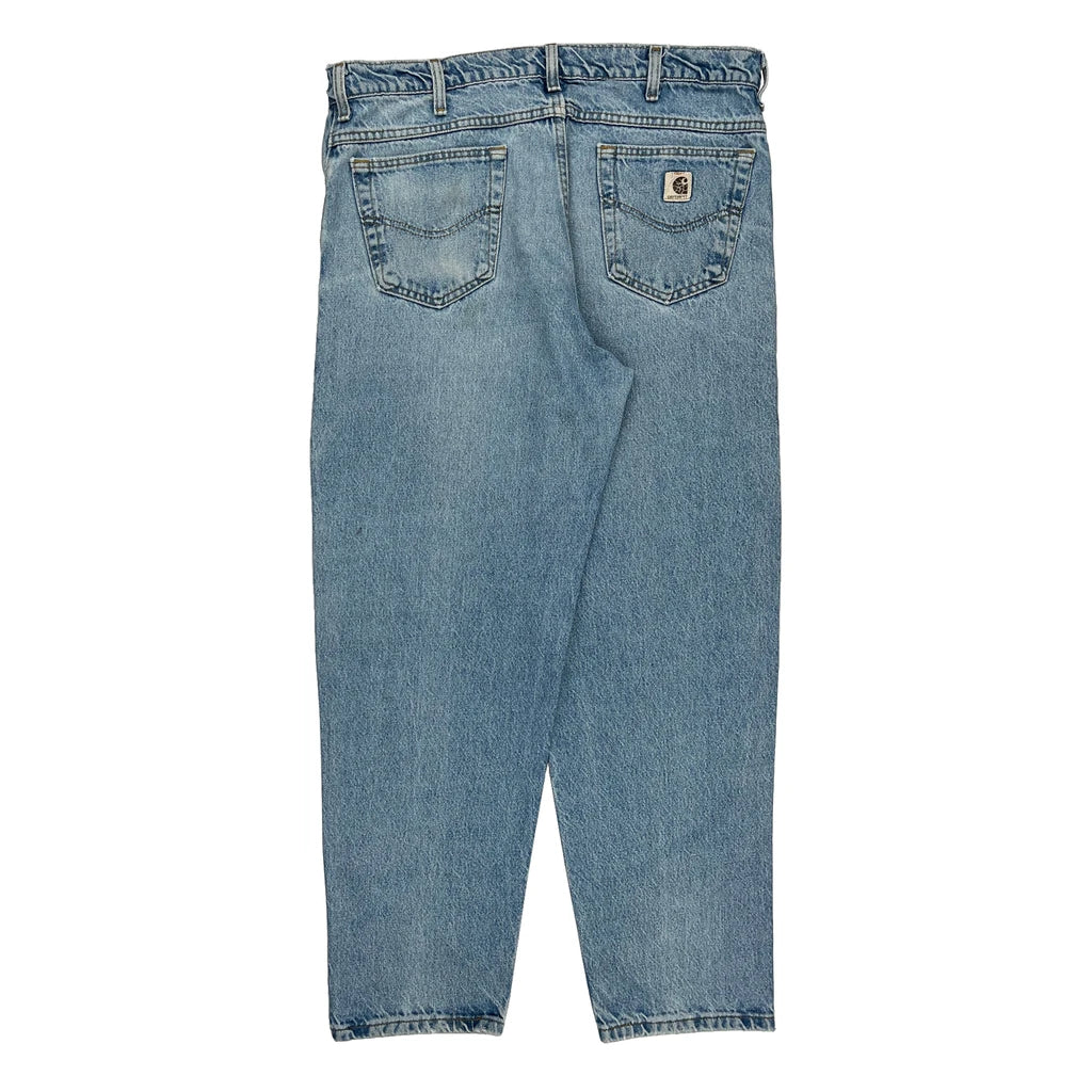 image of Carhartt Jeans - 38W 31L Blue Cotton