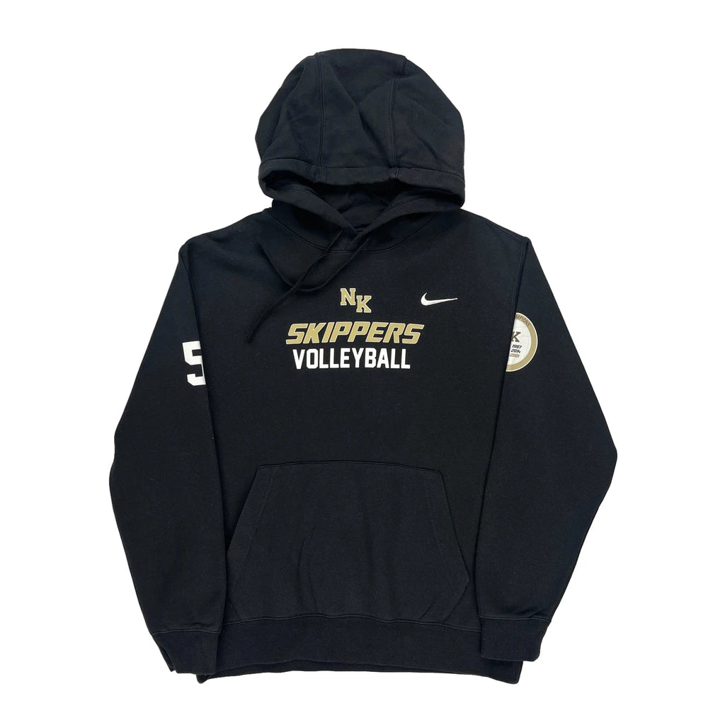 image of Skippers Volleyball Nike Hoodie - Large Black Cotton Blend