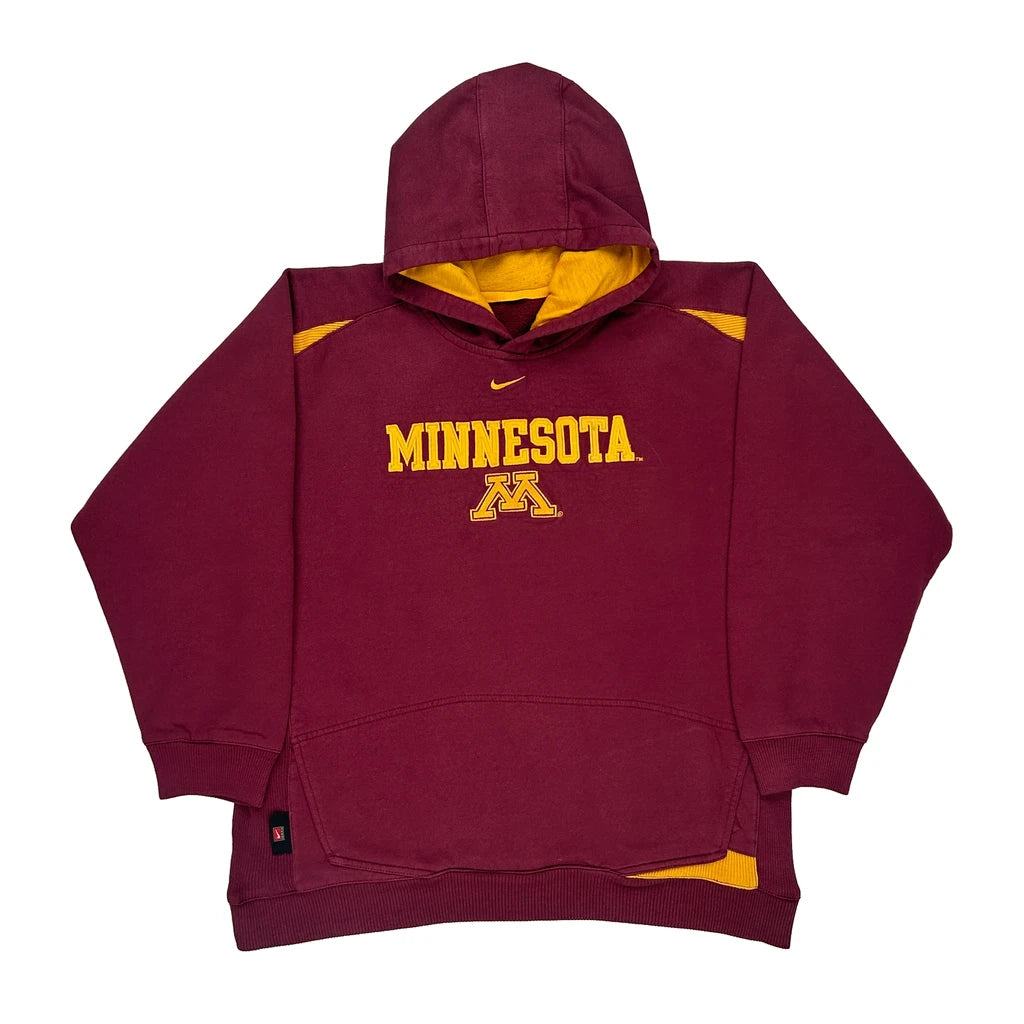 image of Minnesota Nike Hoodie - Large Burgundy Cotton