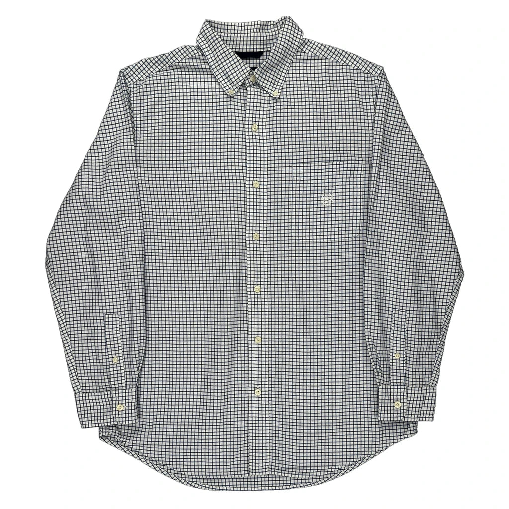 image of Chaps Ralph Lauren Checked Shirt - Medium White Cotton