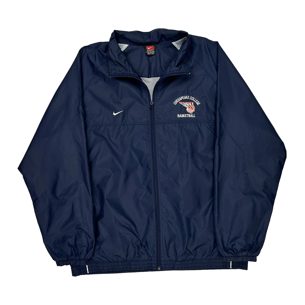 image of Chesapeake College Basketball Nike Windbreaker - 2XL Navy Nylon