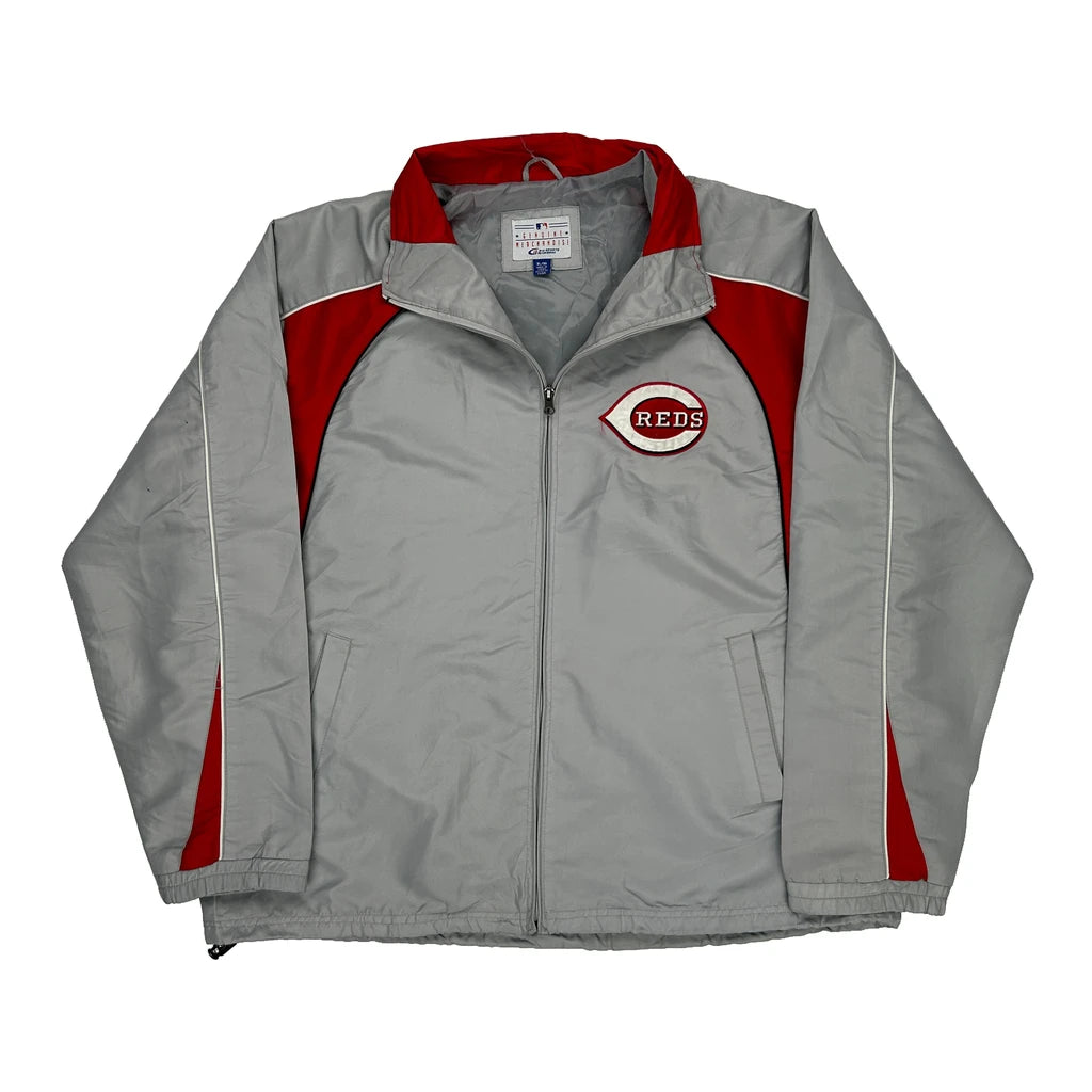image of Cincinnati Reds G-Iii Sports Mlb Jacket - XL Grey Polyester