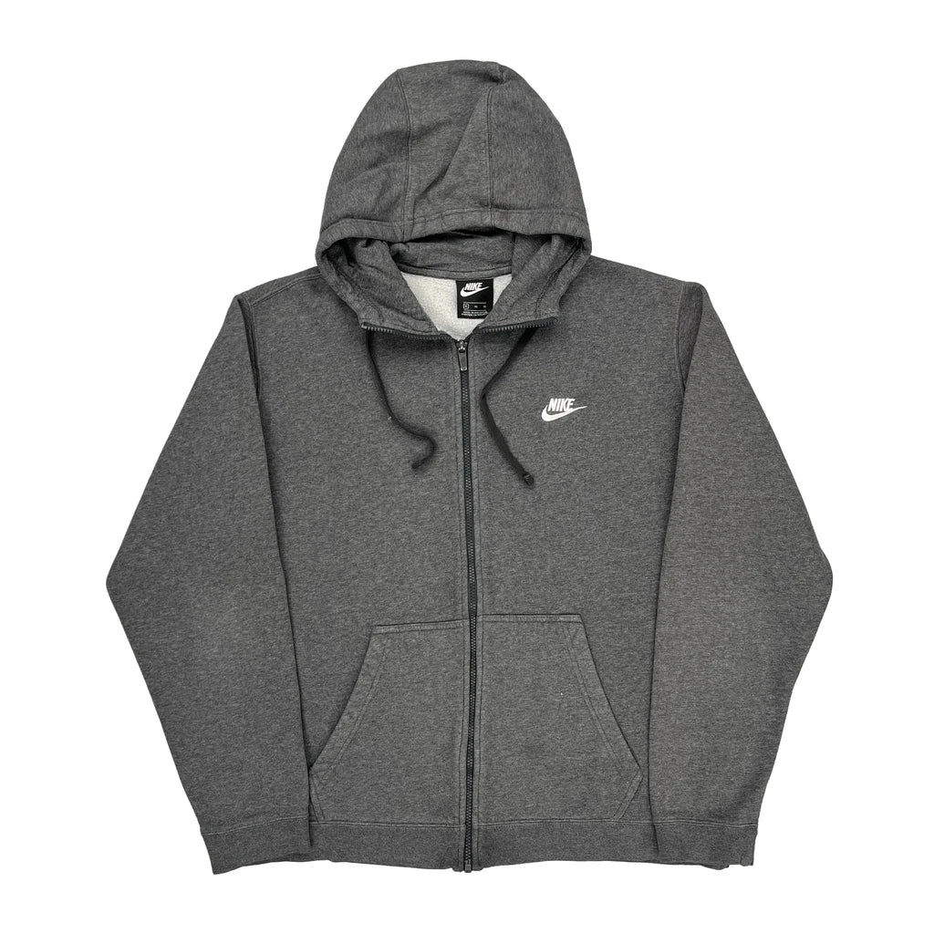 image of Nike Hoodie - XL Grey Cotton Blend