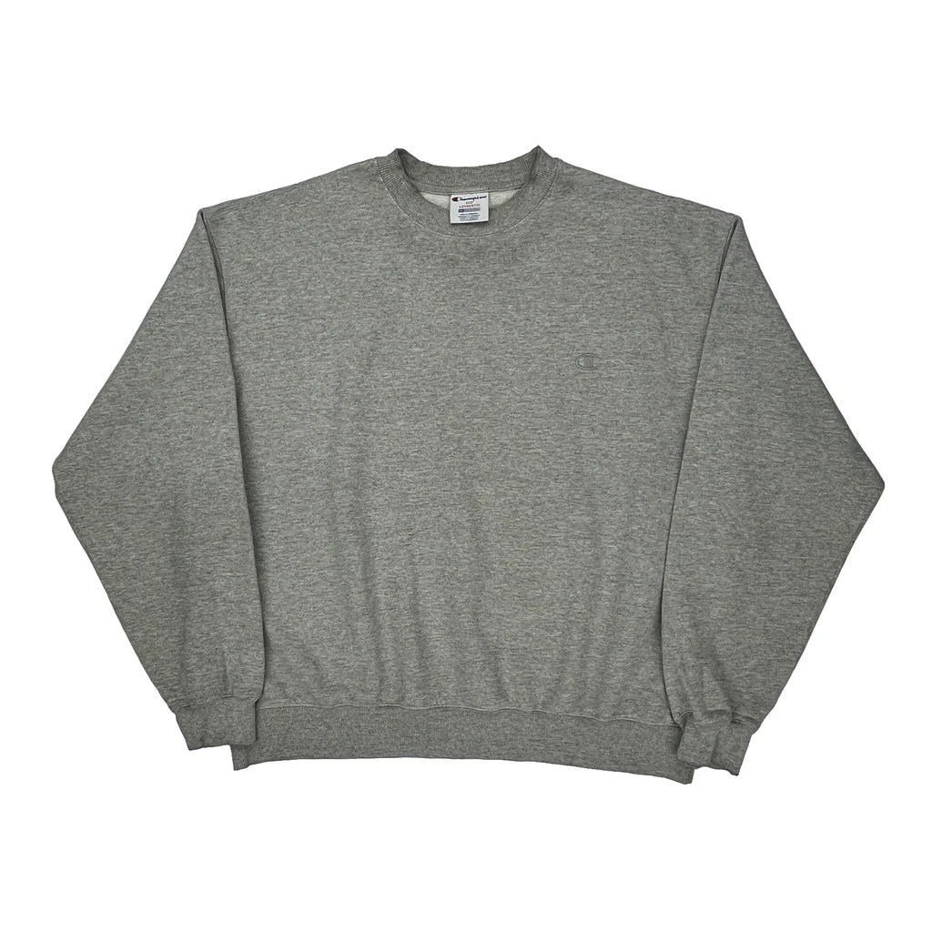 image of Champion Sweatshirt - 2XL Grey Cotton Blend