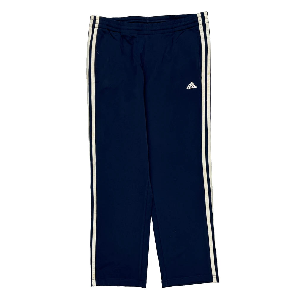 image of Age 14 Adidas Tracksuit - Large Navy Polyester