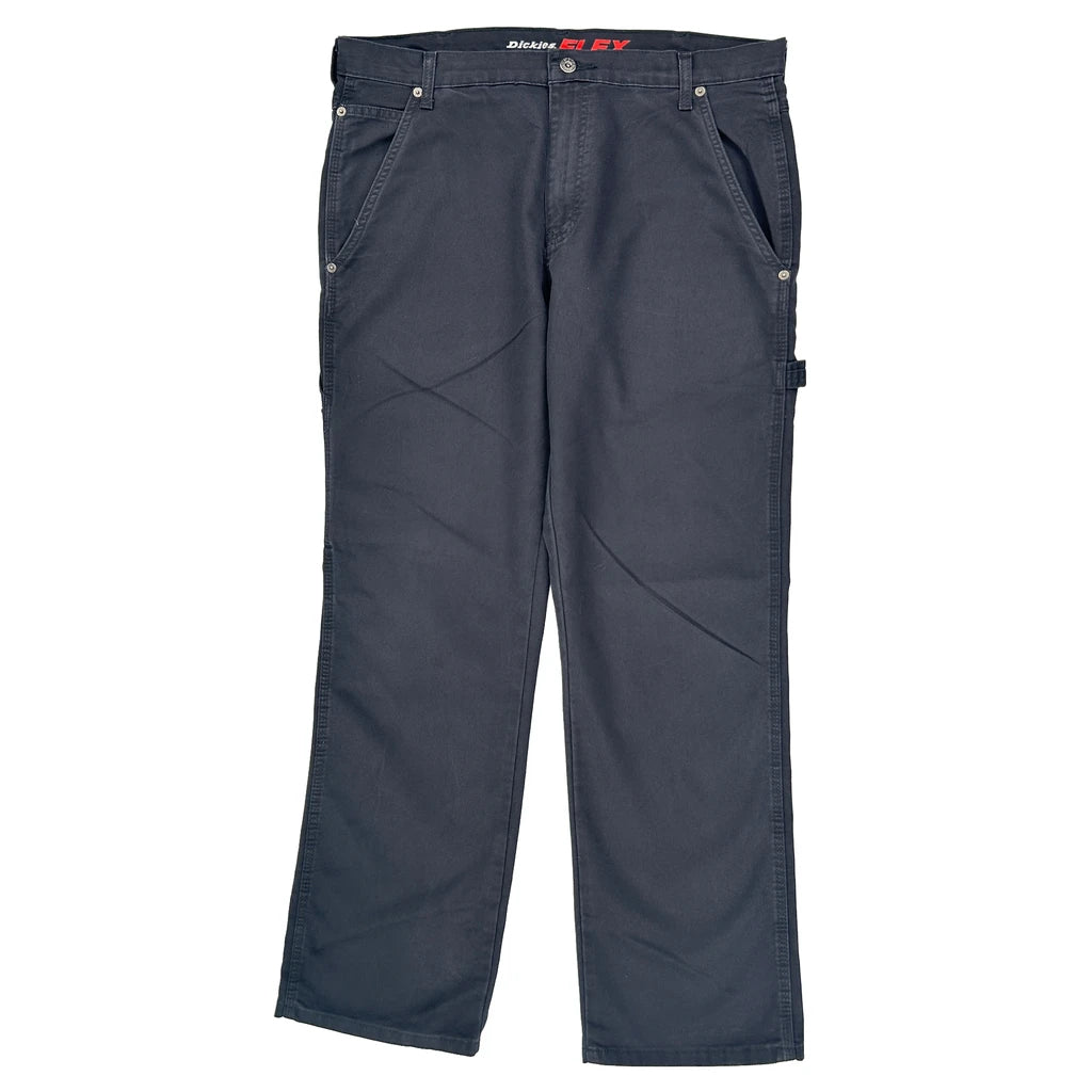 image of Flex Dickies Carpenter Trousers - 34″ Waist Black Cotton Blend