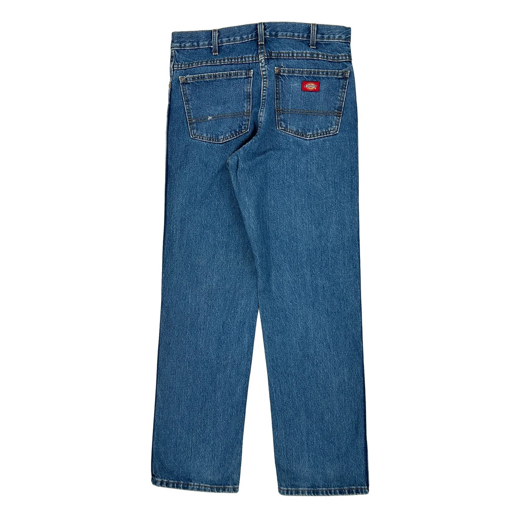 image of Dickies Jeans - 34W 32L Blue Cotton
