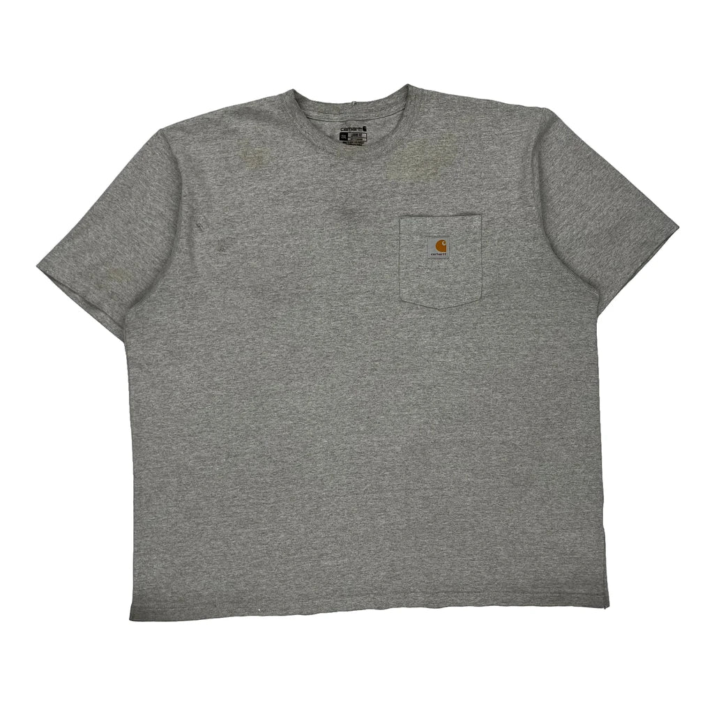 image of Loose Fit Carhartt T-Shirt - 2XL Grey Cotton