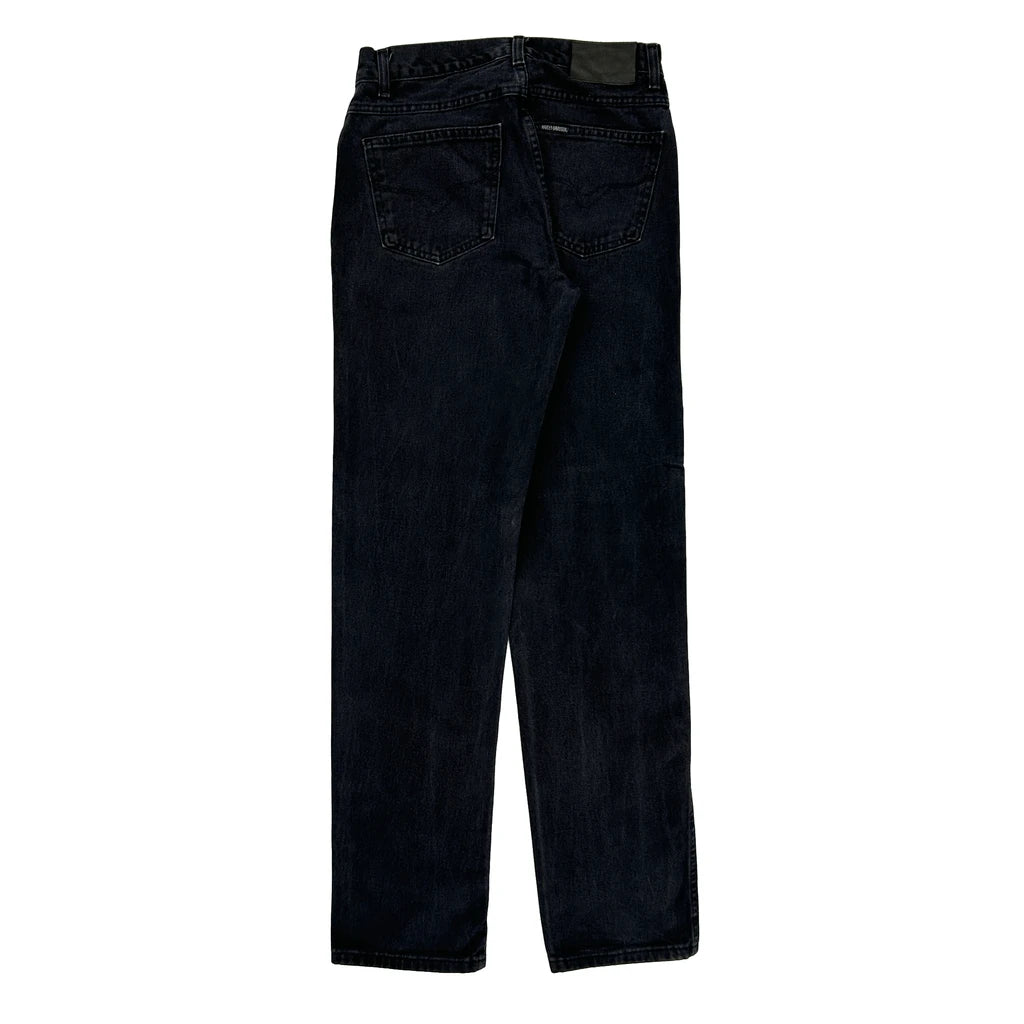 image of Harley Davidson Jeans - 30W 34L Black Cotton
