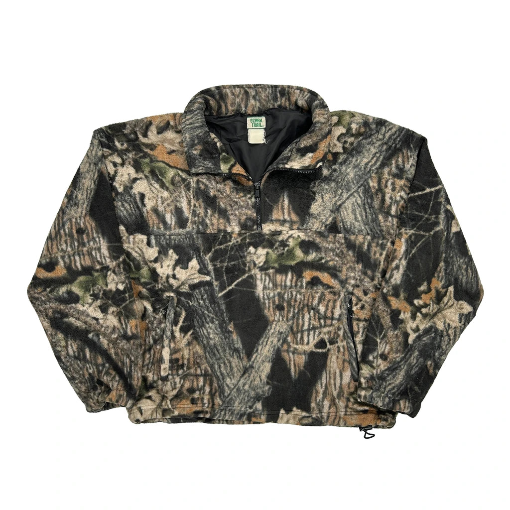 image of Ozark Trail Fleece Jacket - XL Camo Polyester