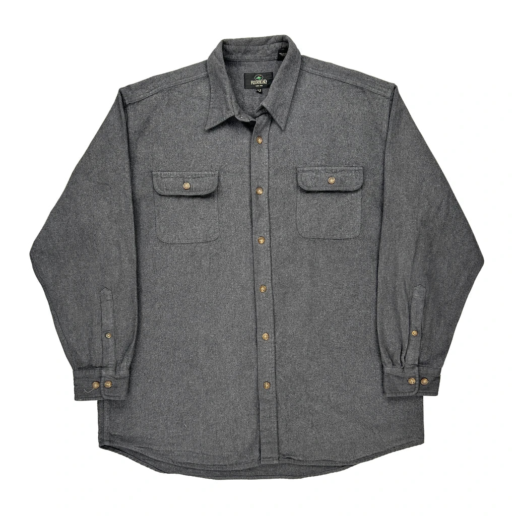 image of Red Head Shirt - XL Grey Cotton