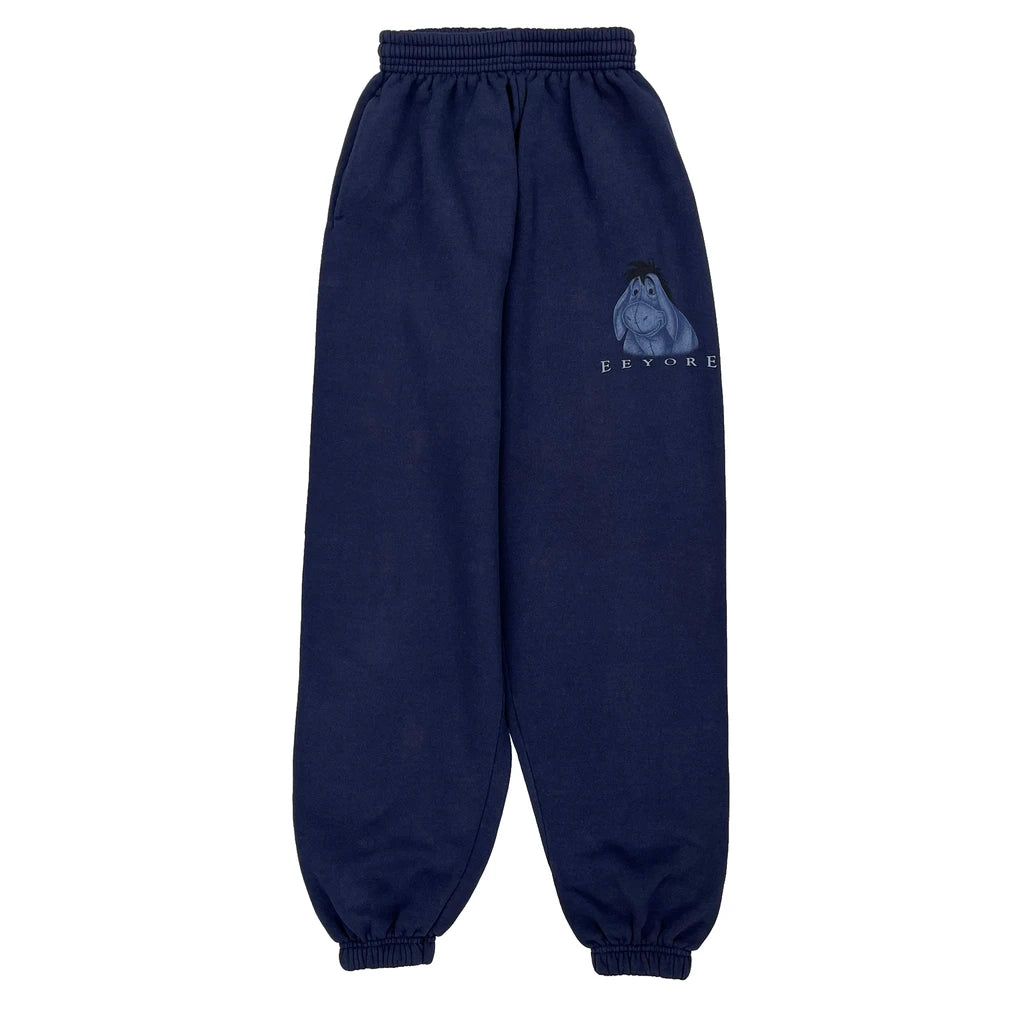 image of Eeyore Disney Graphic Joggers - Small Navy Cotton Blend