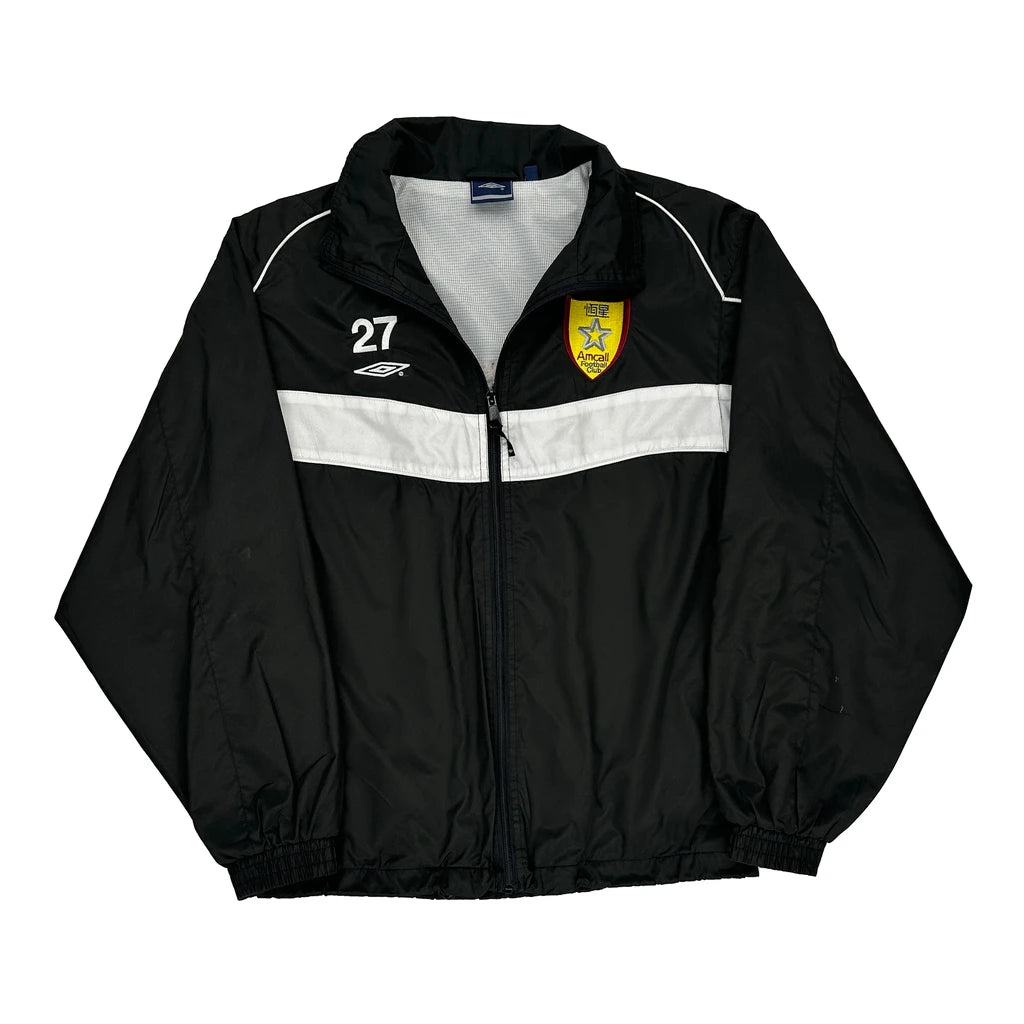 image of Amcall Umbro Jacket - Small Black Polyester