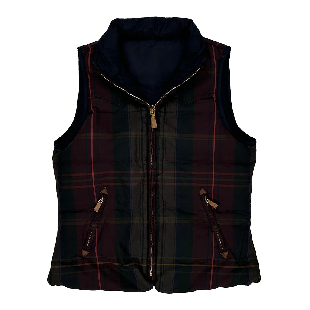 image of Ralph Lauren Reversible Gilet - Small Multicoloured Cotton Blend