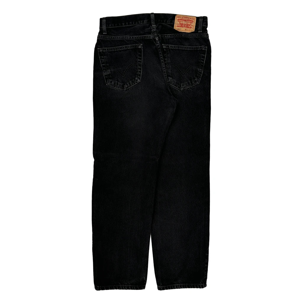 image of 550 Levis Jeans - 32W 30L Black Cotton
