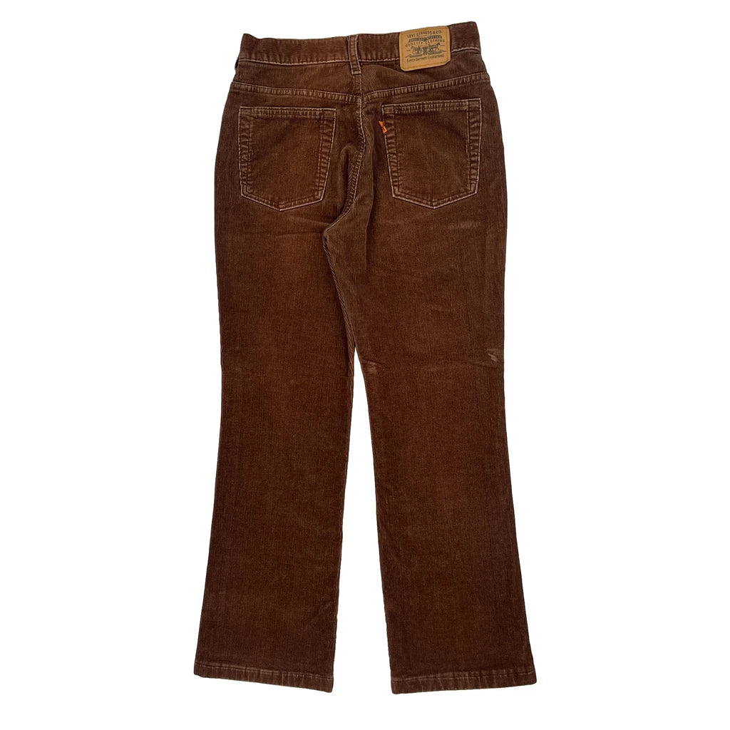 image of Levis Cord Trousers - 28″ Waist Brown Corduroy
