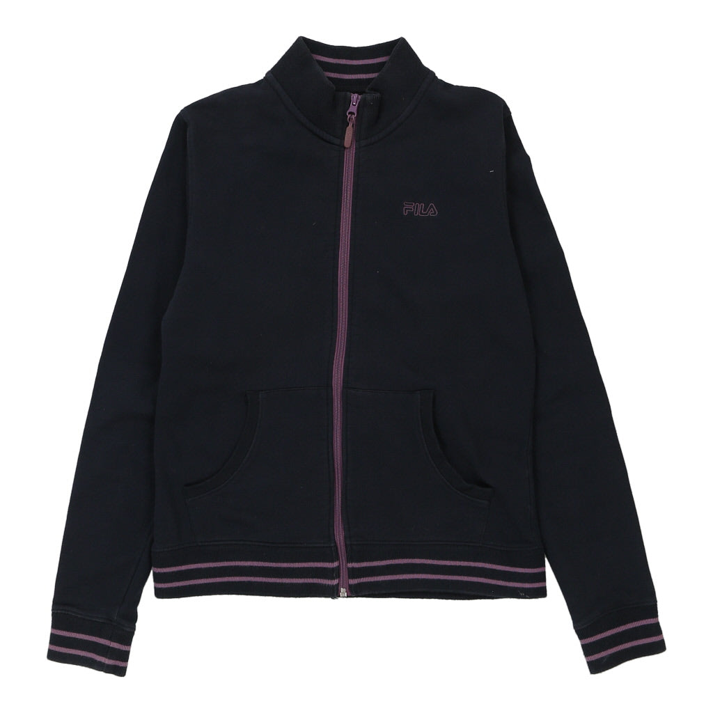 image of Fila Zip Up - Large Navy Cotton