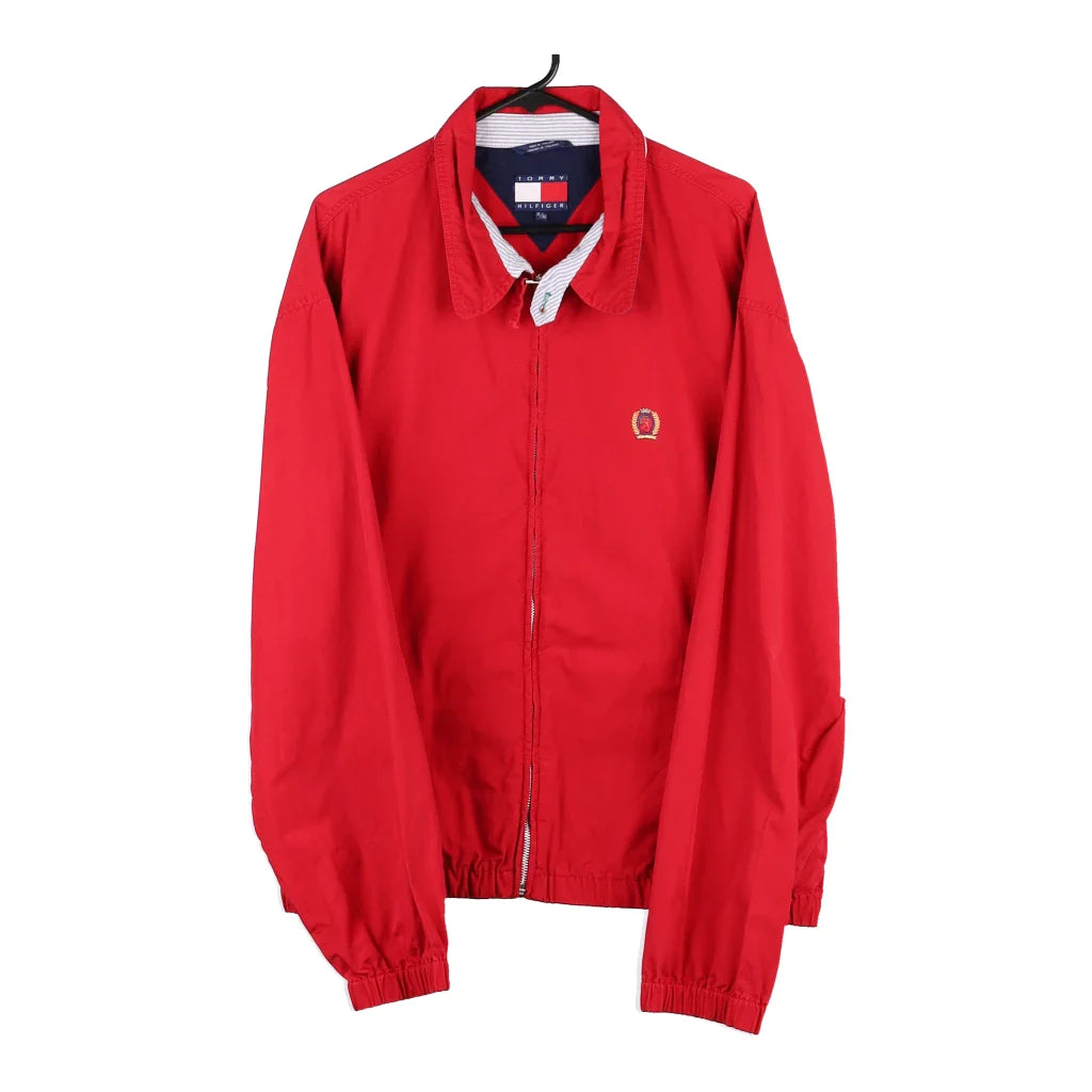 Image of Tommy Hilfiger Harrington Jacket - XL Red Cotton