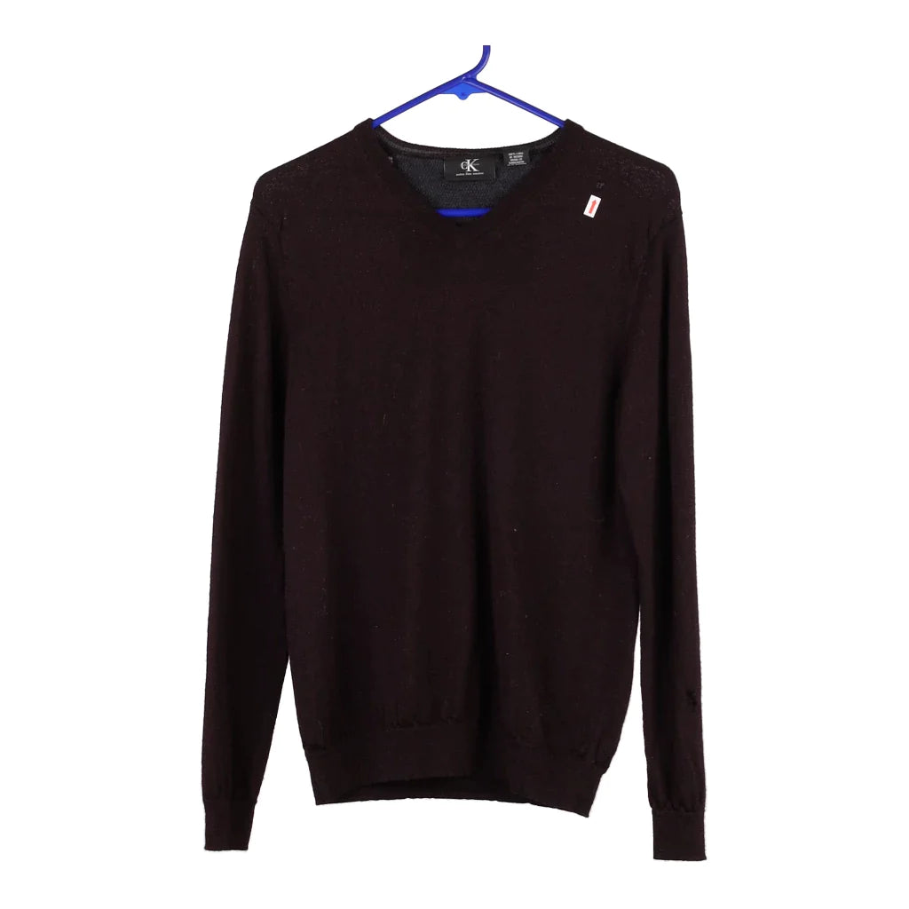 Image of Calvin Klein Jumper - Medium Purple Merino Wool