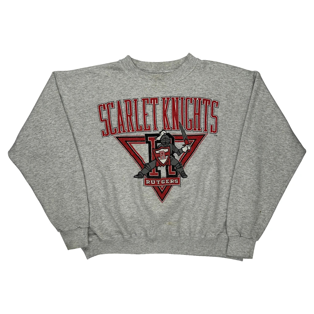 image of Scarlet Knights Galt Sand College Sweatshirt - XL Grey Cotton Blend