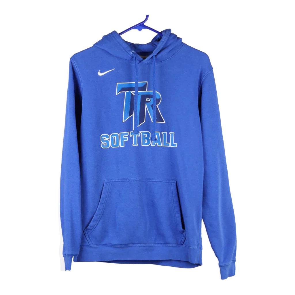 image of TR Softball Nike Hoodie - Small Blue Cotton Blend