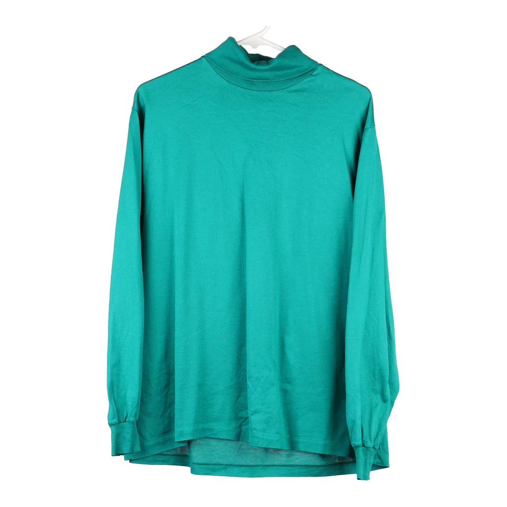 image of Cross Creek Rollneck - Large Green Cotton