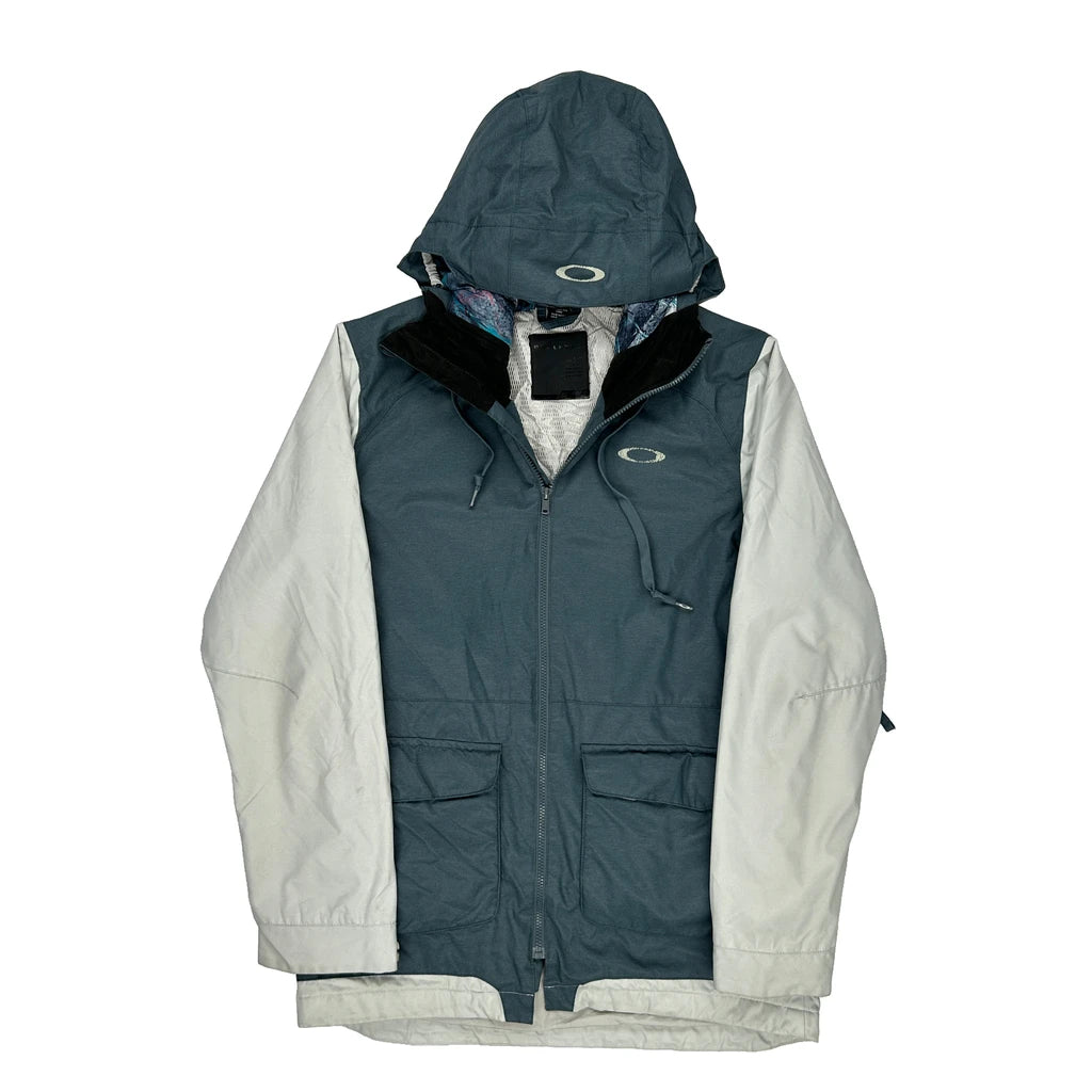 image of Oakley Jacket - Large Blue Nylon