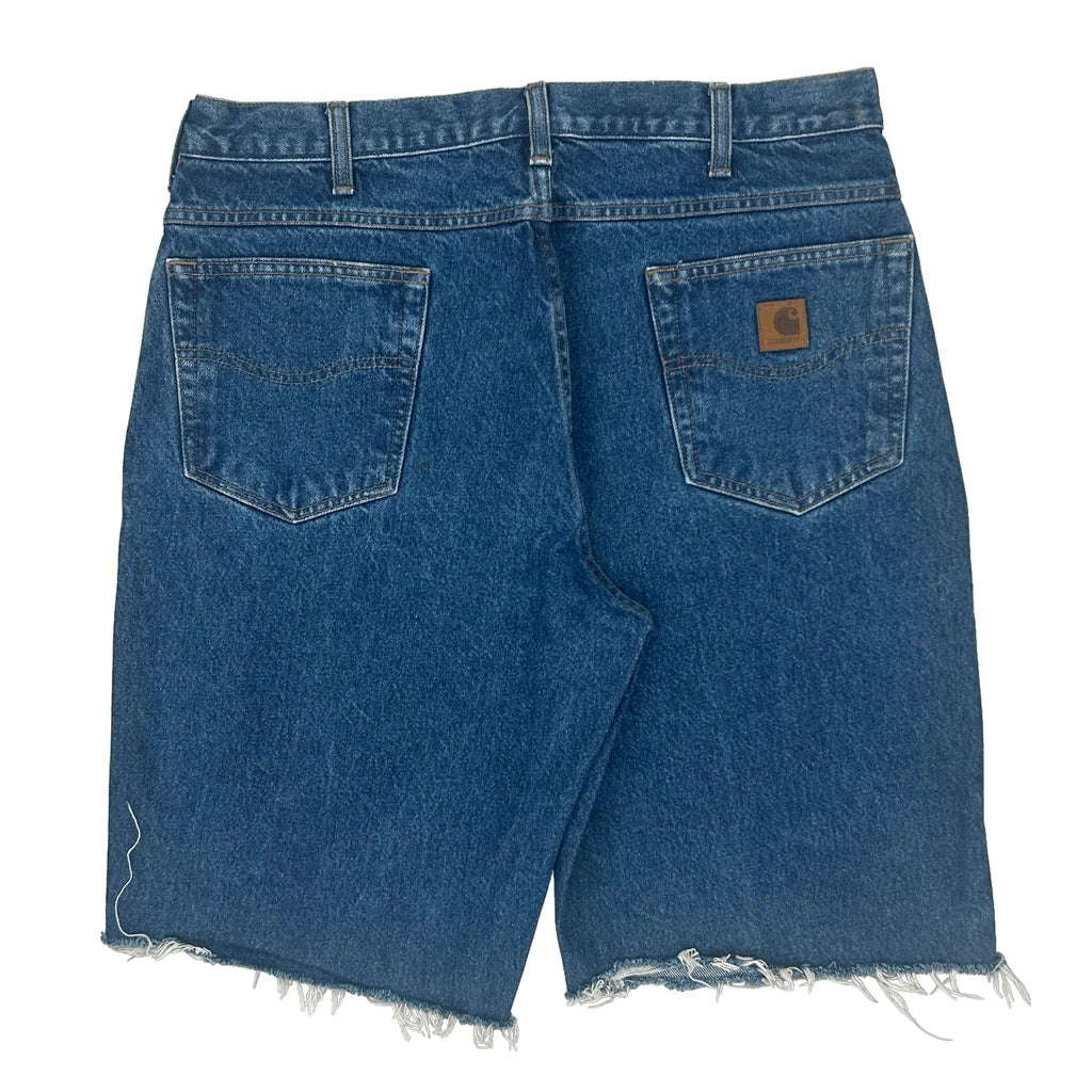 image of Carhartt Denim Shorts - 36W 11L Blue Denim