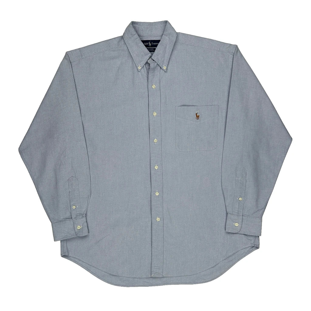 image of Big Shirt Ralph Lauren Shirt - Medium Blue Cotton