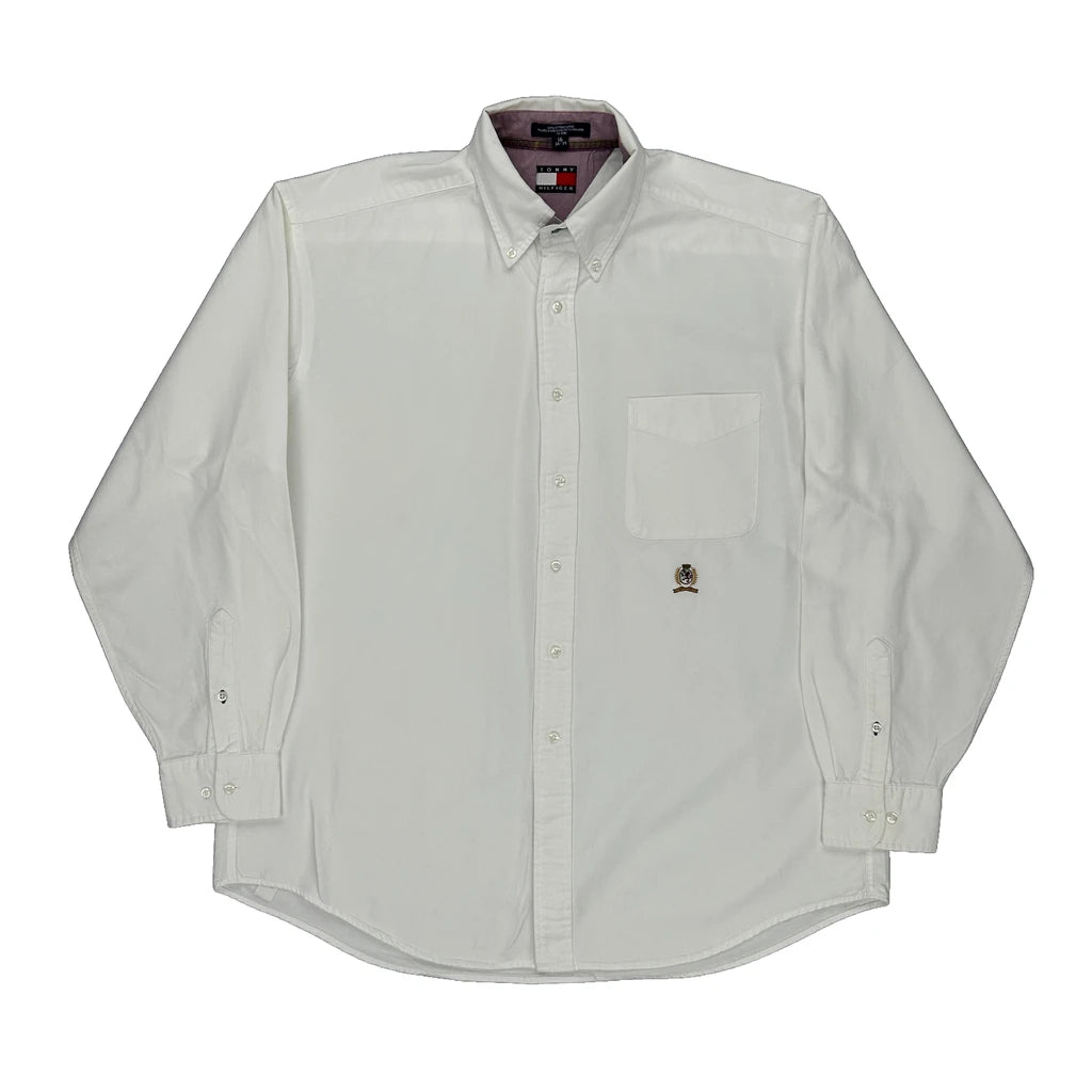 image of Tommy Hilfiger Shirt - Large White Cotton