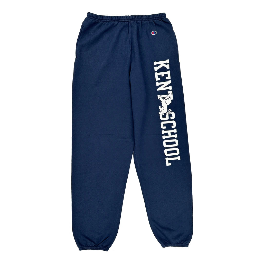image of Kent School Champion Joggers - Large Navy Cotton Blend